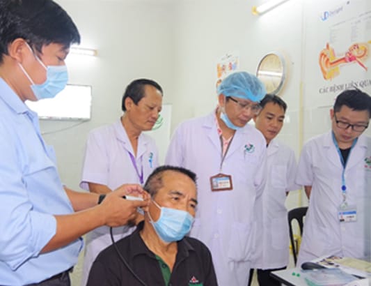 Khoa Tai Mũi Họng Bệnh viện Quân y 175 khai trương Phòng đo Thính lực