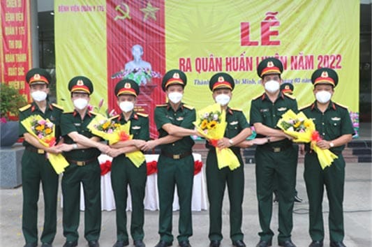 Bệnh viện Quân y 175 ra quân huấn luyện năm 2022