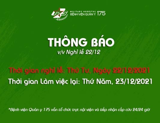 Thông báo lịch nghỉ Ngày Quân đội Nhân dân Việt Nam 22/12/2021