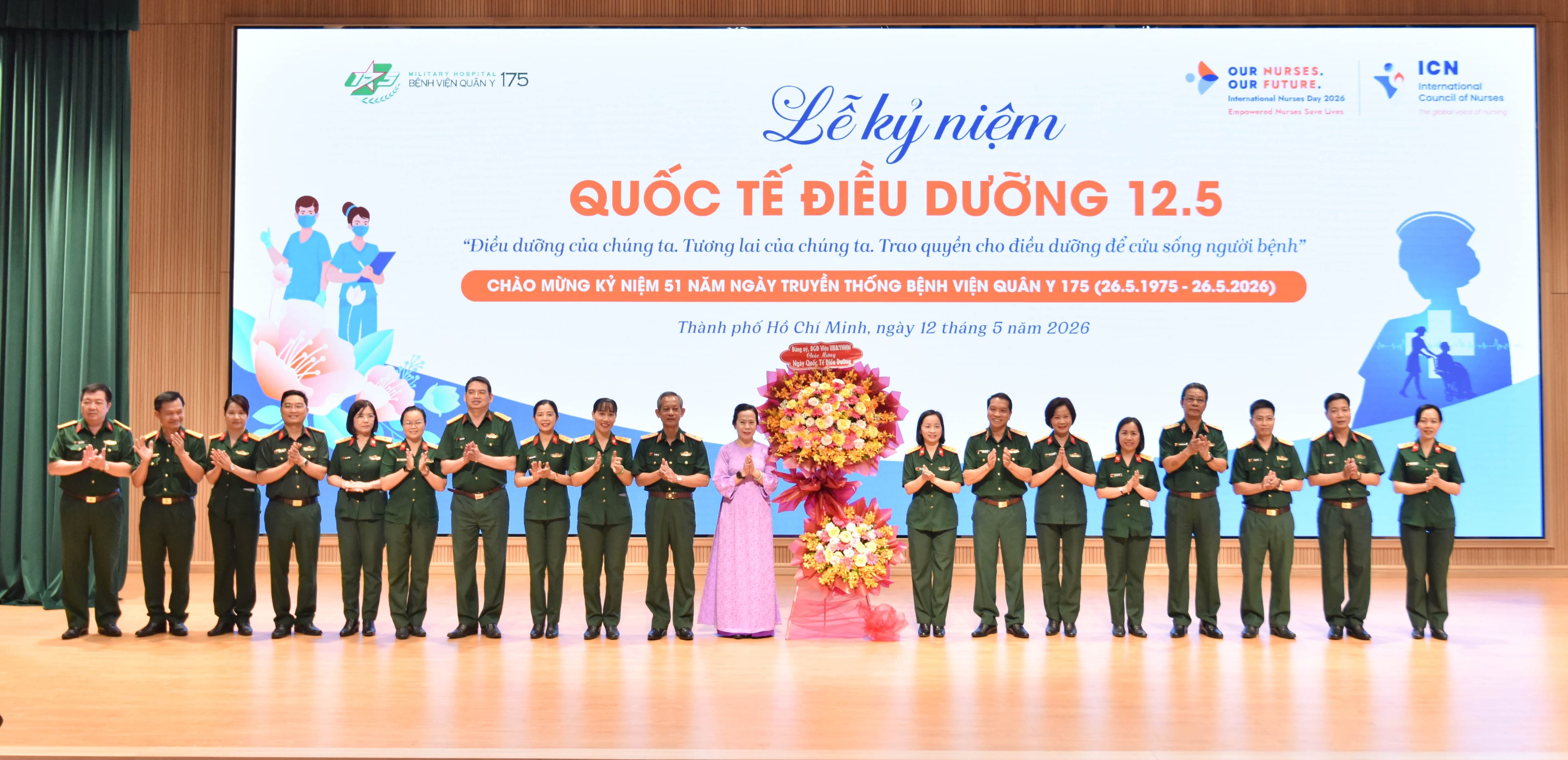 BỆNH VIỆN QUÂN Y 175 KỶ NIỆM NGÀY QUỐC TẾ ĐIỀU DƯỠNG 12/5: TÔN VINH NHỮNG NGƯỜI THẦM LẶNG GIỮ GÌN SỰ SỐNG