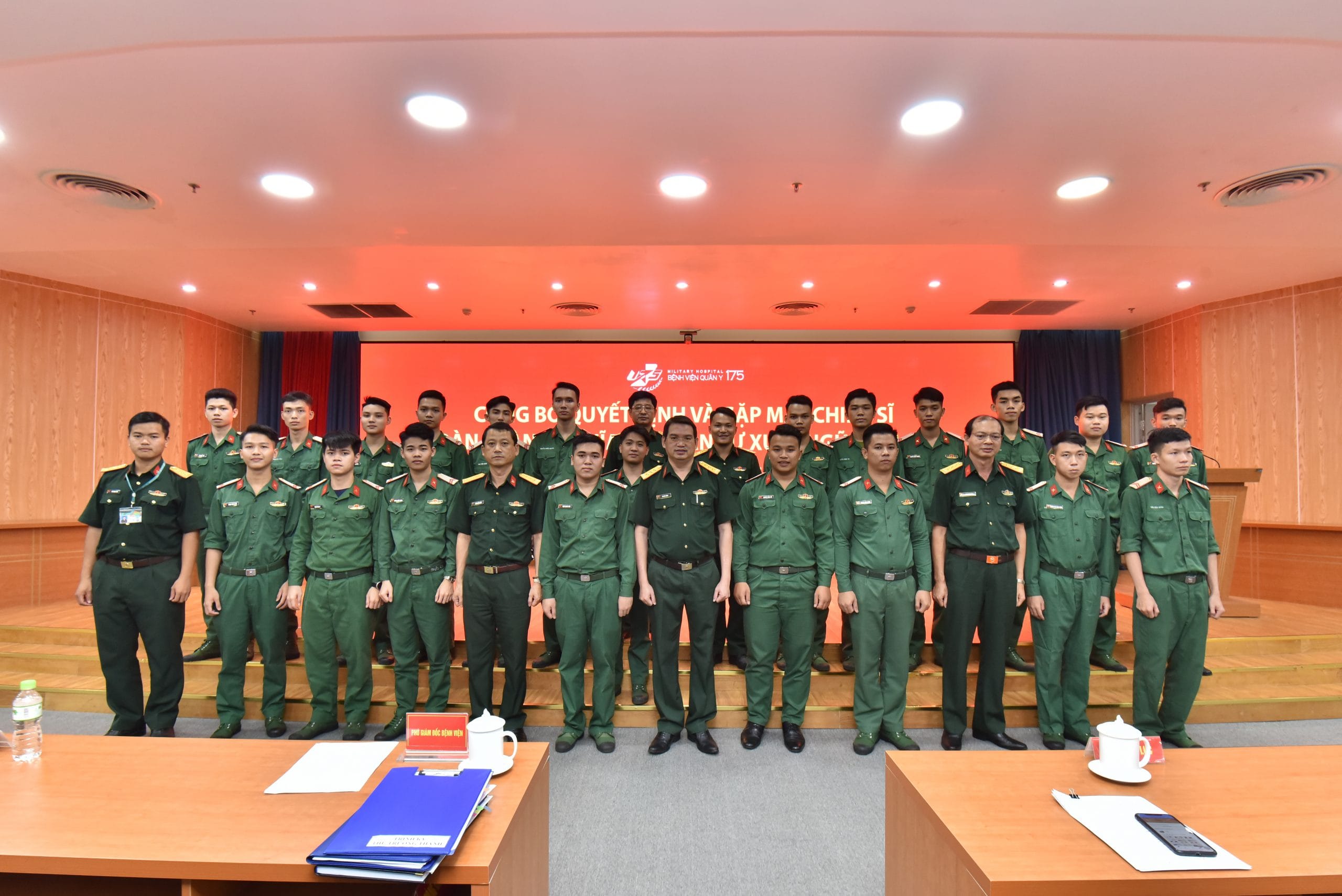 Bệnh viện Quân y 175 tổ chức lễ tiễn quân nhân hoàn thành nghĩa vụ quân sự