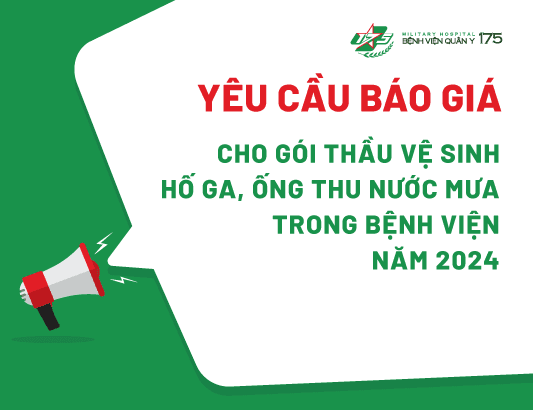 Yêu cầu báo giá cho gói thầu vệ sinh hố ga, ống thu nước mưa trong bệnh viện năm 2024