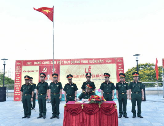 Bệnh viện Quân y 175 tổ chức Lễ ra quân huấn luyện năm 2024