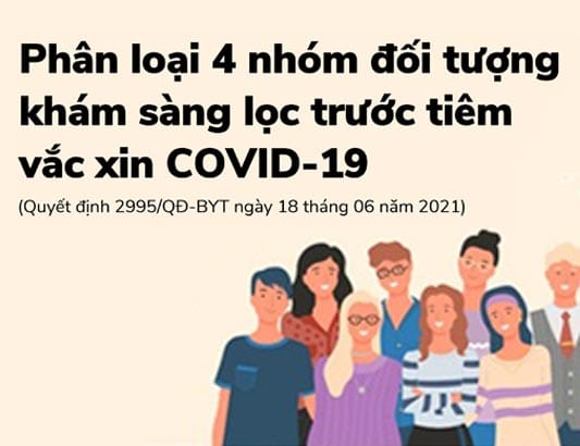 Phân loại các đối tượng tiêm chủng