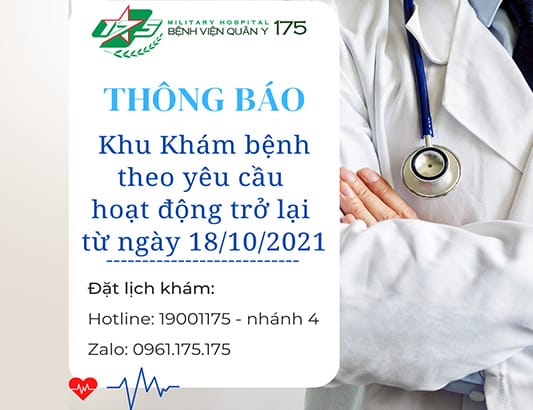 Thông báo Khu Khám bệnh theo yêu cầu hoạt động trở lại