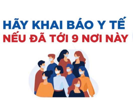 Hãy khai báo y tế