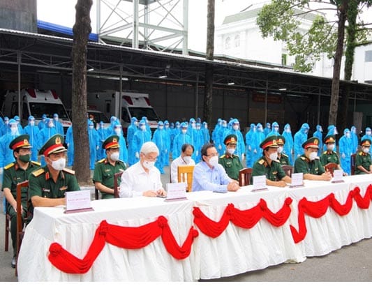 Quân y tăng cường năng lực điều trị Covid-19 cho TP.HCM