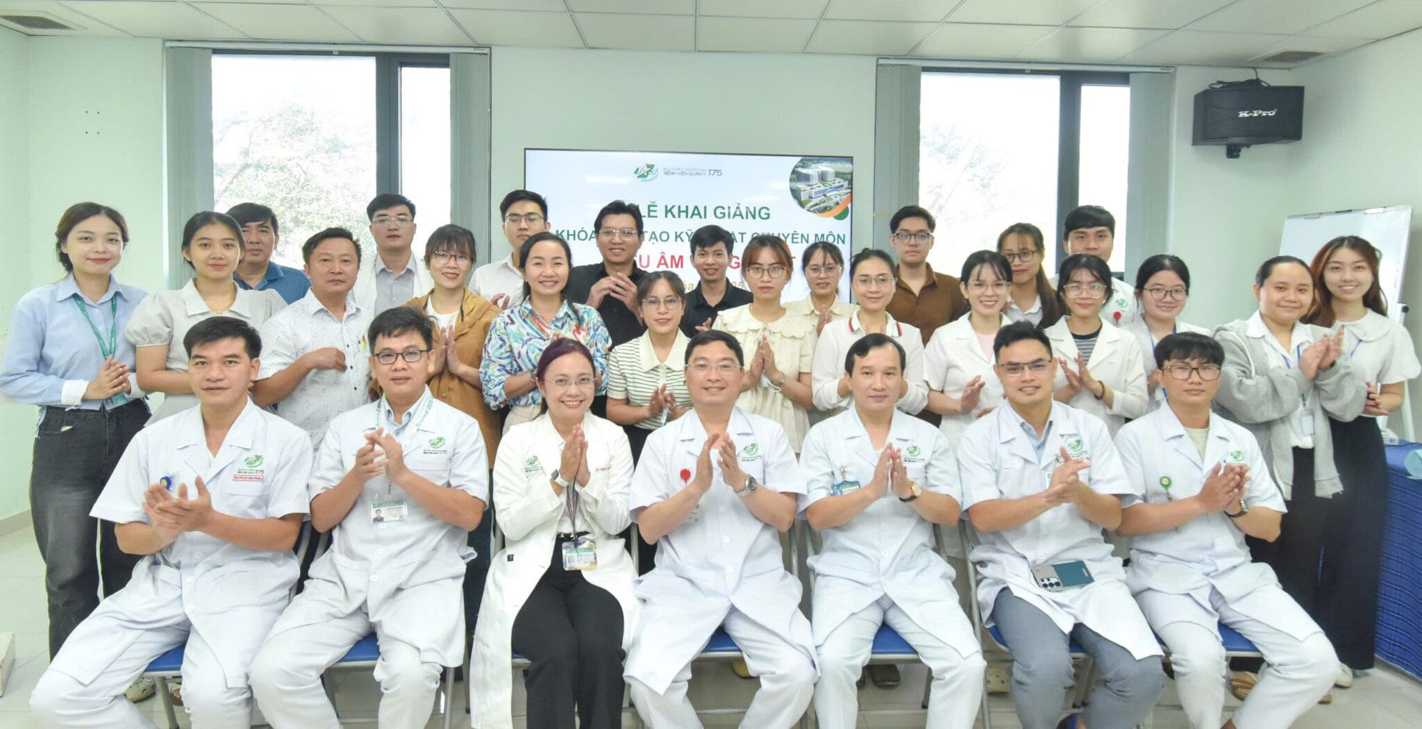 BỆNH VIỆN QUÂN Y 175 KHAI GIẢNG KHOÁ ĐÀO TẠO KỸ THUẬT CHUYÊN MÔN  “SIÊU ÂM TỔNG QUÁT”