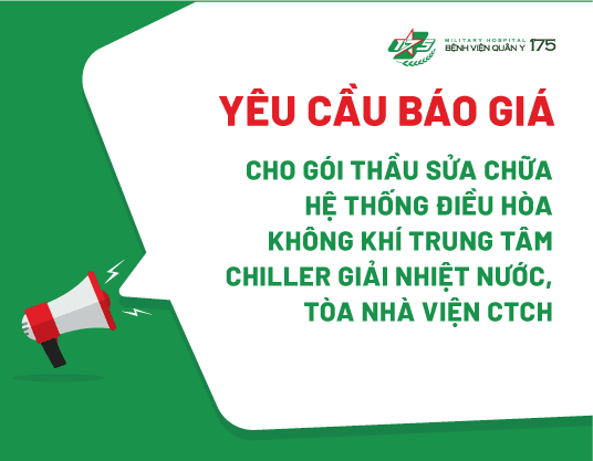 Yêu cầu báo giá cho gói thầu sửa chữa gấp Hệ thống điều hòa không khí trung tâm Chiller giải nhiệt nước tòa nhà Viện CTCH