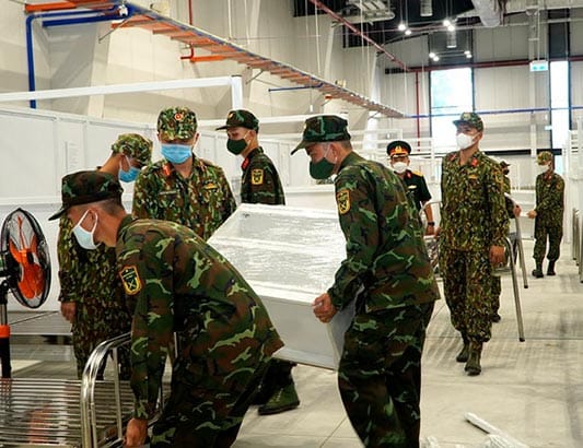 Quân đội luôn xác định chống dịch là nhiệm vụ chiến đấu trong thời bình