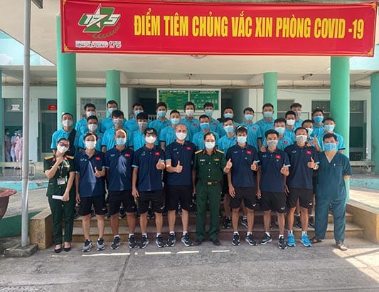 Tiêm vaccine phòng Covid-19 cho các đội tuyển thể thao Việt Nam