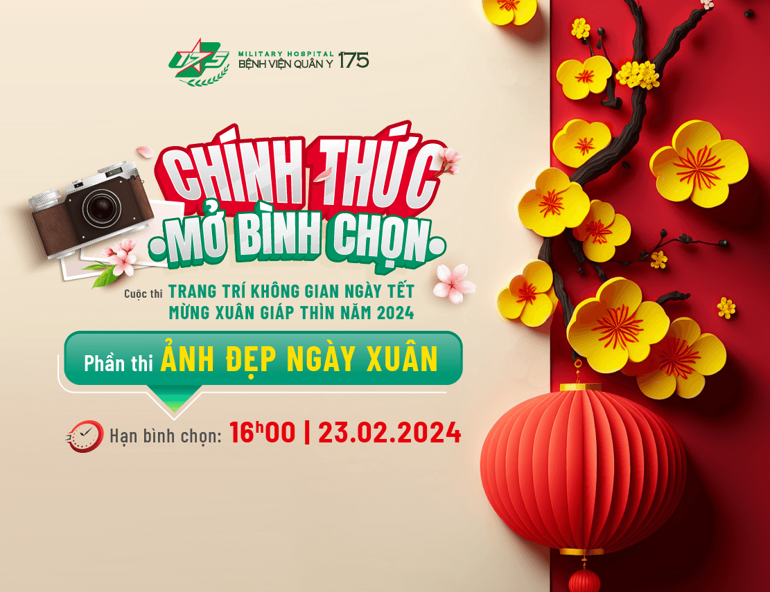 Bệnh viện Quân y 175 tổ chức Bình chọn Cuộc thi “Trang trí không gian ngày Tết”