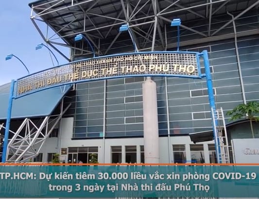 Dự kiến tiêm 30 000 liều vắc xin phòng COVID 19 trong 3 ngày tại Nhà thi đấu Phú Thọ