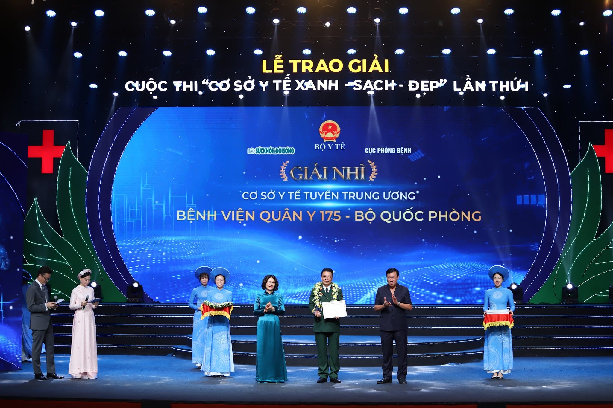 Bệnh viện Quân y 175 đạt giải Nhì cuộc thi "Cơ sở y tế Xanh - Sạch - Đẹp" lần thứ I