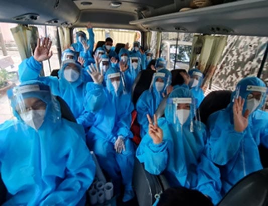 Bệnh viện Quân y 175 xuất quân chi viện phòng chống dịch COVID-19 - Thành phố gọi, chúng tôi lên đường!