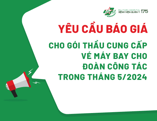 Yêu cầu báo giá cho gói thầu cung cấp vé máy bay cho Đoàn công tác trong tháng 5/2024
