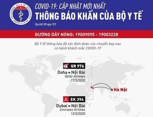 Thông báo khẩn số 5 của Bộ Y tế