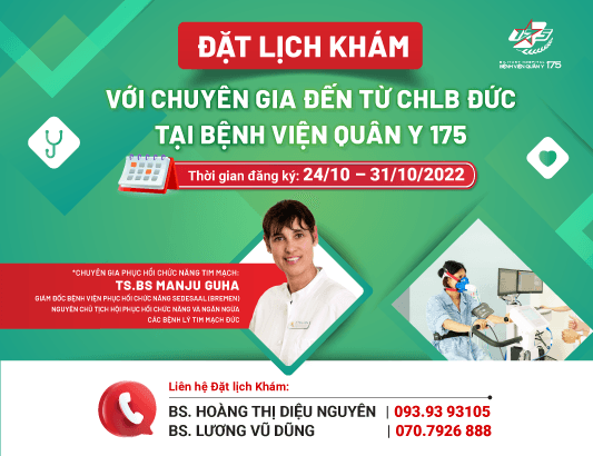 Chương trình thăm khám và tư vấn điều trị cùng Chuyên gia Phục hồi Chức năng Tim mạch đến từ CHLB Đức