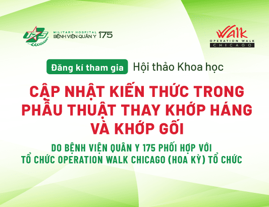 Đăng kí hội thảo khoa học "Cập nhật kiến thức trong phẫu thuật thay khớp háng và khớp gối"