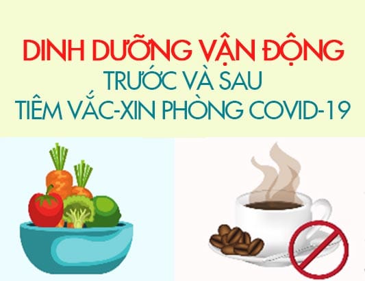 Dinh dưỡng và vận động trước và sau khi tiêm vắc-xin phòng COVID-19
