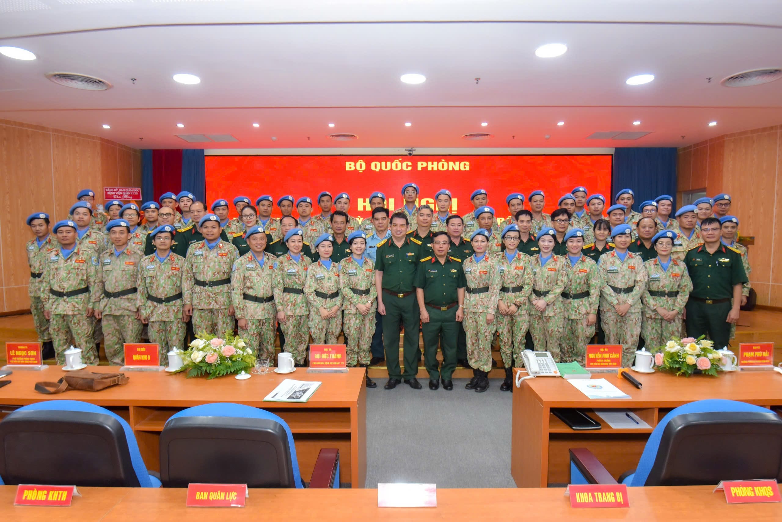 Hội nghị tổng kết nhiệm kỳ công tác tại phái bộ gìn giữ hòa bình Liên hợp quốc của Đội Công binh số 2 và Bệnh viện dã chiến cấp 2 số 5