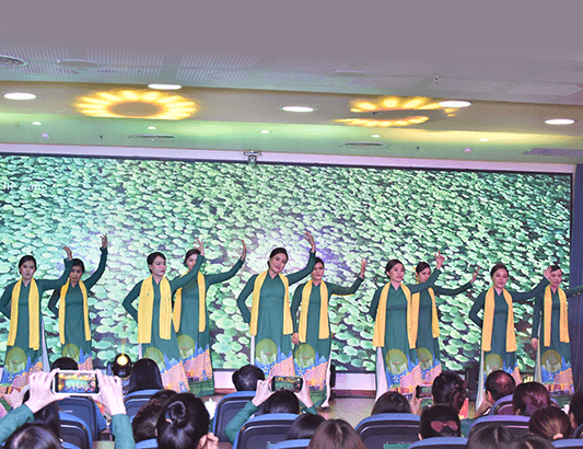 Phụ nữ Bệnh viện Quân y 175 năng động, sáng tạo trong Hội thi dân vũ thể thao “Khoẻ, đẹp, thân thiện”