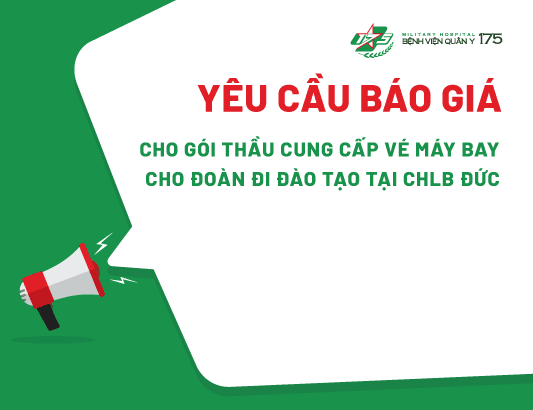Yêu cầu báo giá cho gói thầu cung cấp vé máy bay cho đoàn đi đào tạo tại CHLB Đức