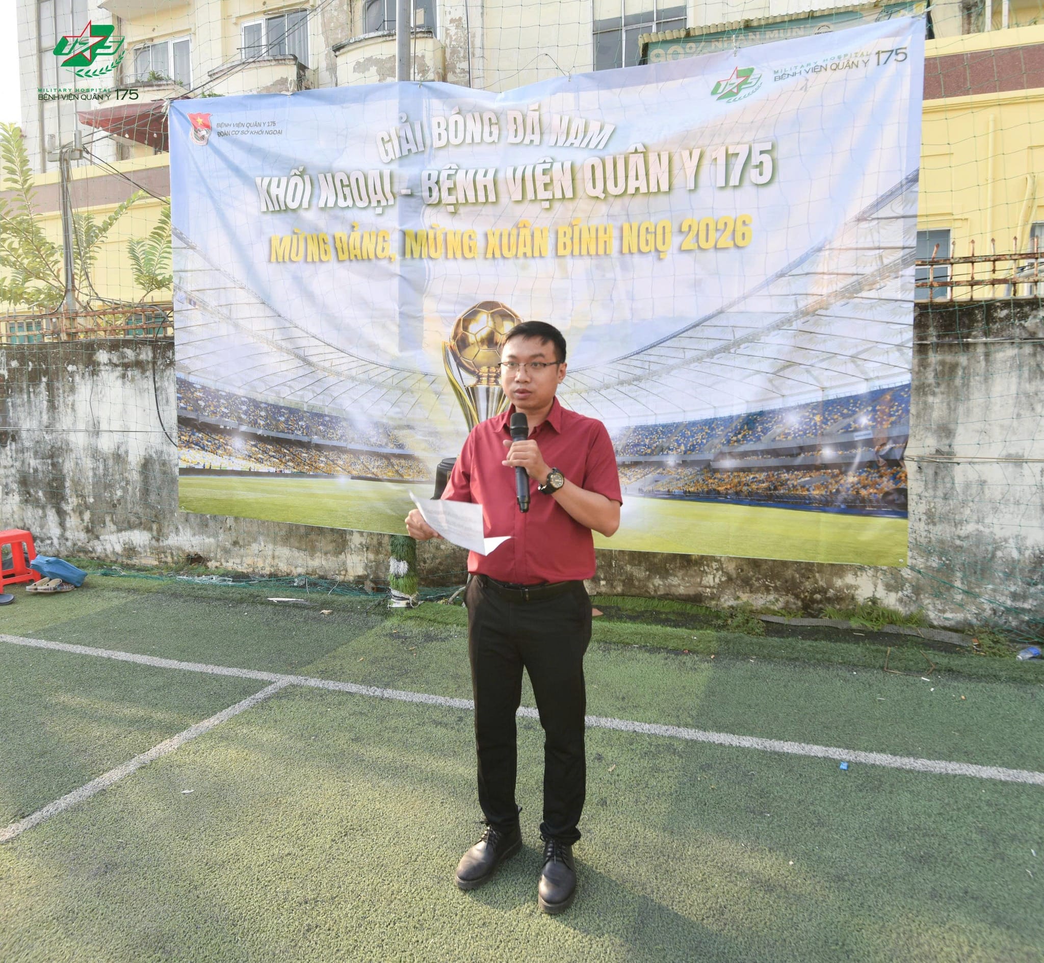 BỆNH VIỆN QUÂN Y 175 KHAI MẠC GIẢI BÓNG ĐÁ NAM MỪNG ĐẢNG – MỪNG XUÂN BÍNH NGỌ 2026